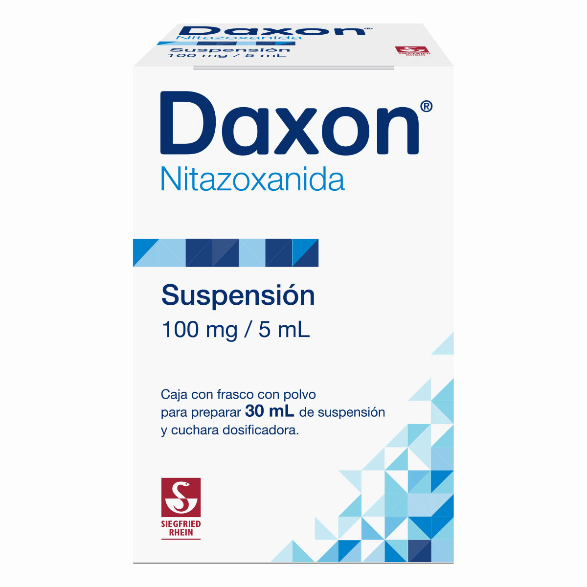 Daxon 100 Mg / 5 Ml - Frasco Con Polvo Para Suspensión 30 Ml (Nitazoxanida)