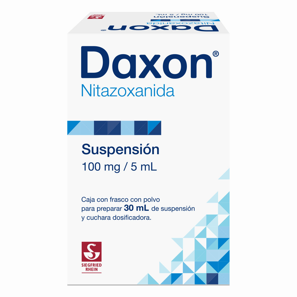 Daxon 100 Mg / 5 Ml - Frasco Con Polvo Para Suspensión 30 Ml (Nitazoxanida)