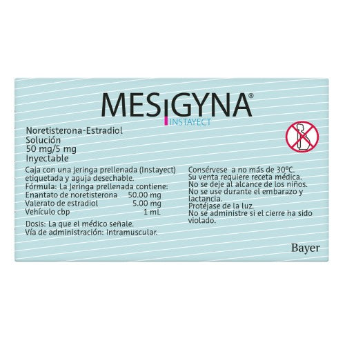 Mesigyna 50 Mg Jeringa Deschinstayec 5 Ml