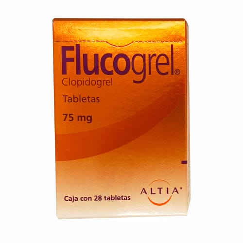 Flucogrel 75 Mg Con 28 Tabletas