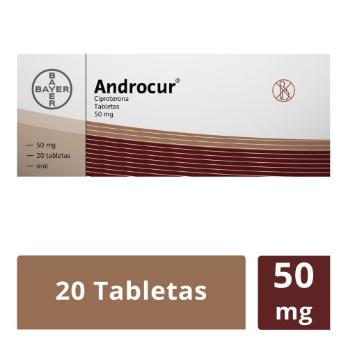 Androcur 50 Mg Con 20 Tabletas