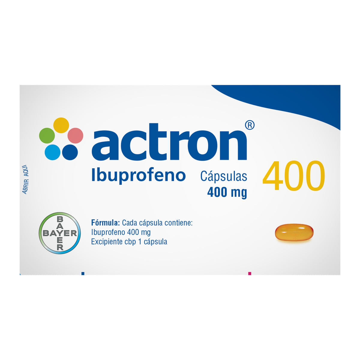 Actron-400 400 Mg Con 30 Capsulas