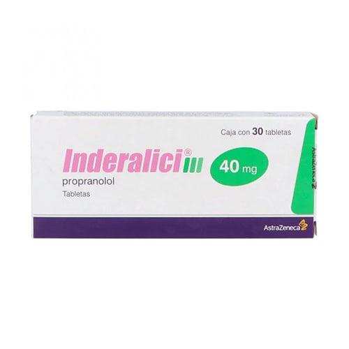 Inderalici 40 Mg Tabletas 30