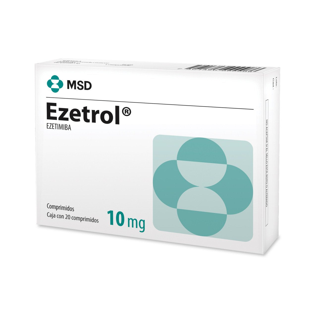 Ezetrol 10 Mg Con 20 Comprimidos