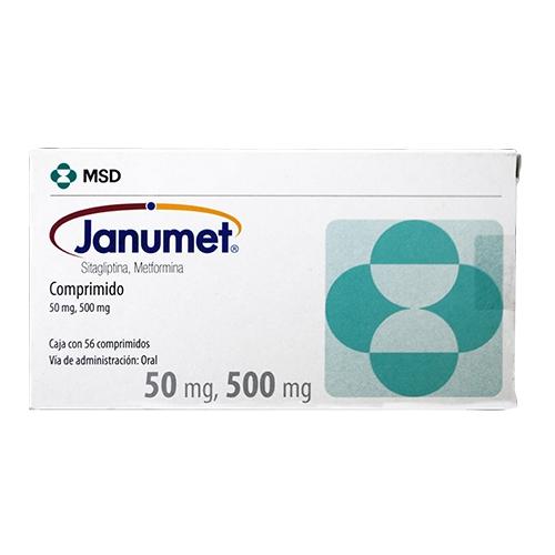 Janumet 50/500 Mg Con 56 Comprimidos Recubierto