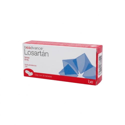 Losartan 50 Mg Con 30 Tabletas Beadvance