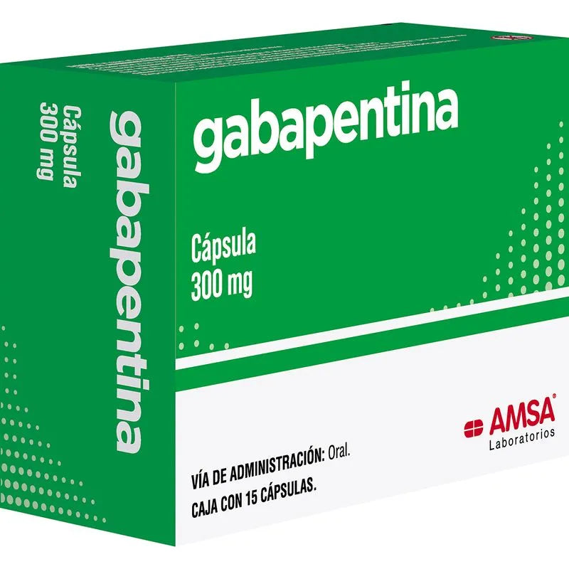 Gabapentina 300 Mg Con 15 Capsulas Amsa
