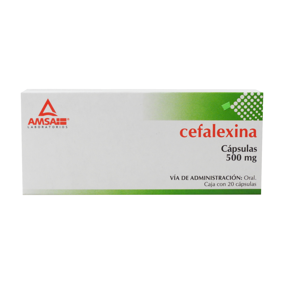 Cefalexina 500 Mg Con 20 Capsulas Amsa