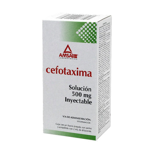 Cefotaxima 500 Mg Im Fco Amp Sol Iny 2 Ml