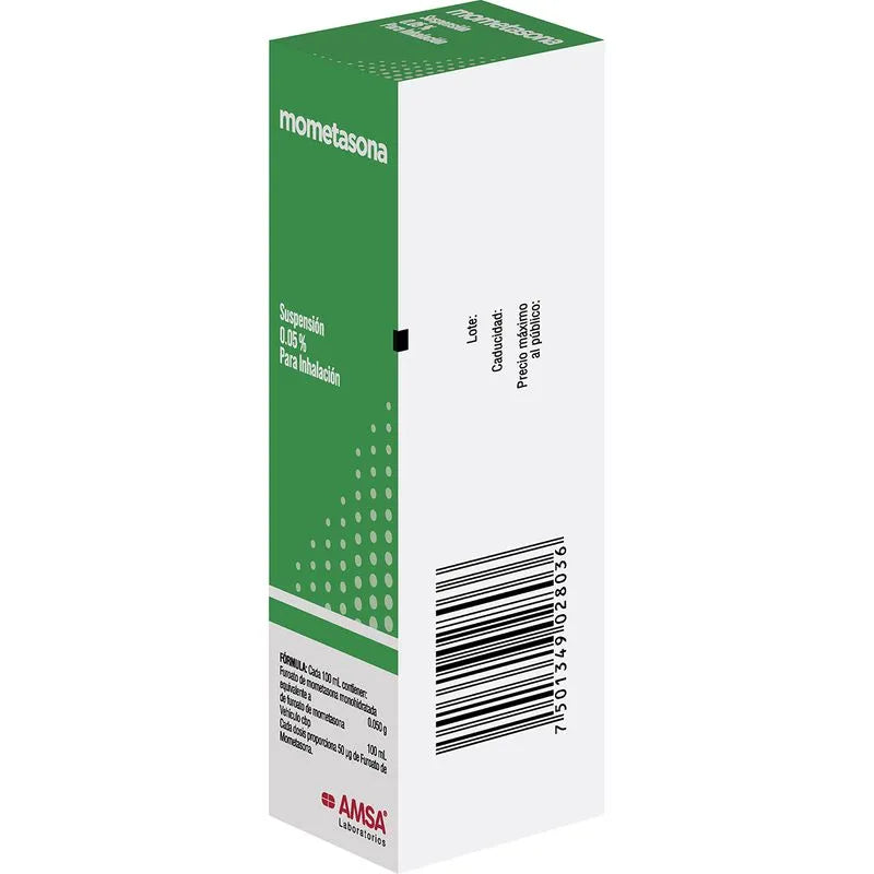 Mometasona Susp 0.05 % Para Inhalacion 18 Ml 140 Dosis