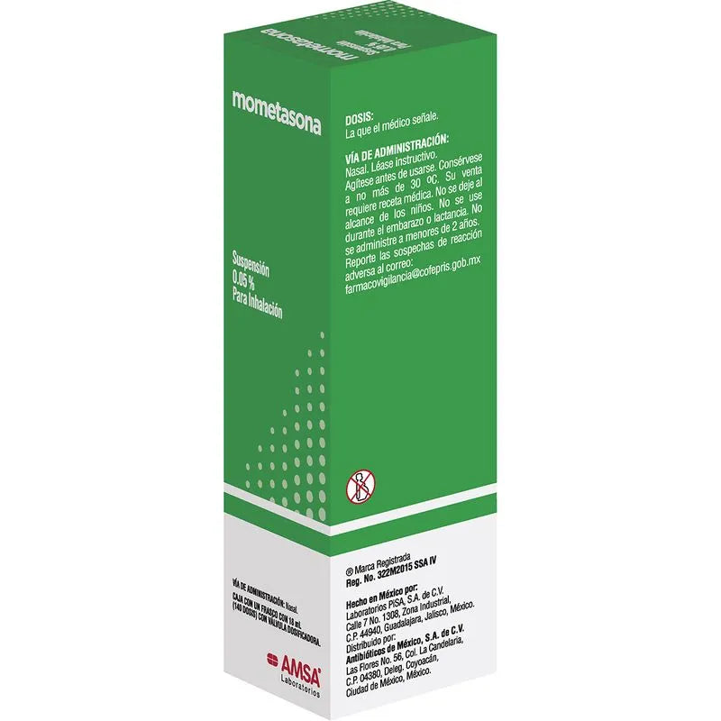 Mometasona Susp 0.05 % Para Inhalacion 18 Ml 140 Dosis