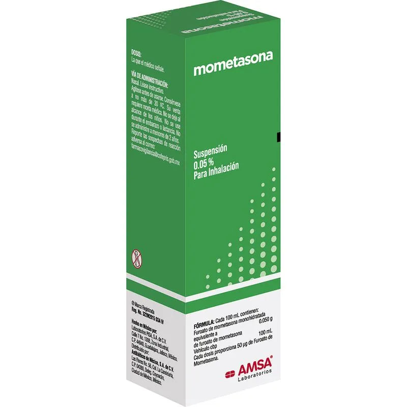 Mometasona Susp 0.05 % Para Inhalacion 18 Ml 140 Dosis