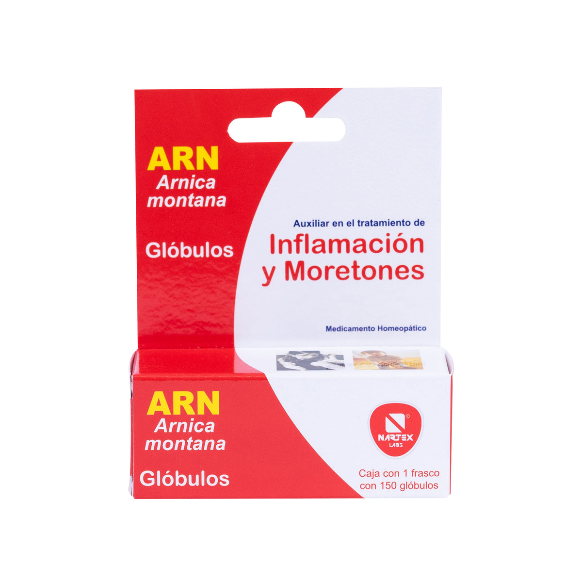 Arnica Globulos Frasco Con 150 Piezas (Inflamacion, Moretones)