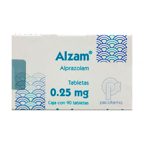 Alzam 0.25 Mg Con 60 Tabletas