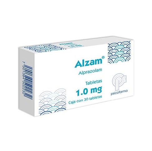 Alzam 1 Mg Oral  Con 30 Tabletas