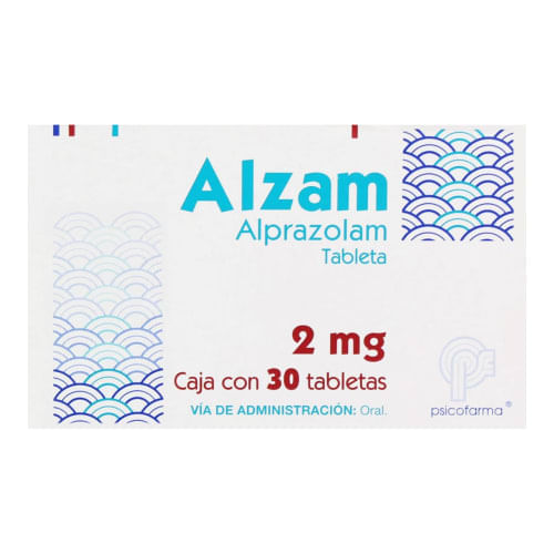 Alzam 2 Mg Con 30 Tabletas