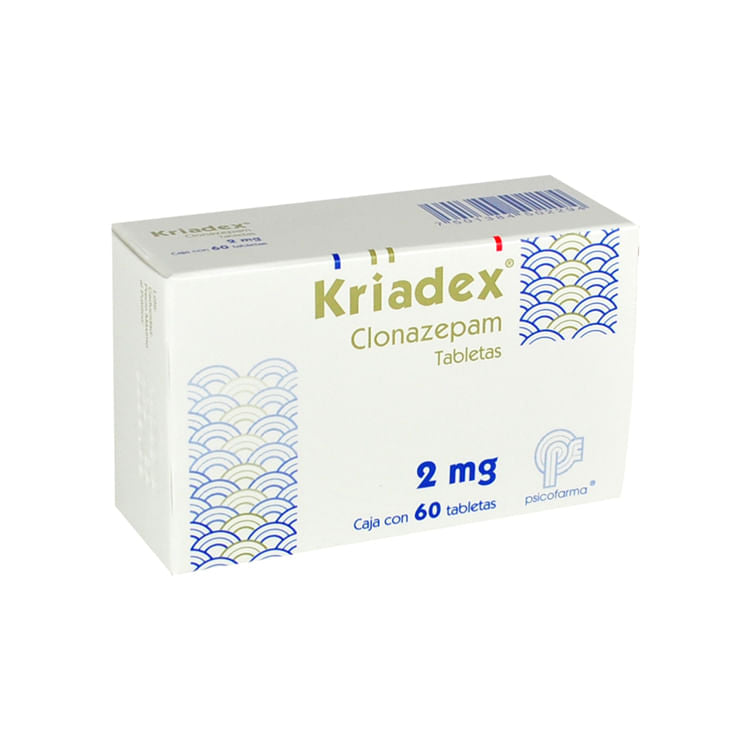 Kriadex 2 Mg Con 60 Tabletas