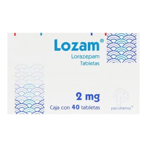 Lozam 2 Mg Con 40 Tabletas