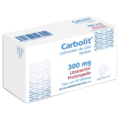 Carbolit Lc 300Mg Con 50 Tabletas