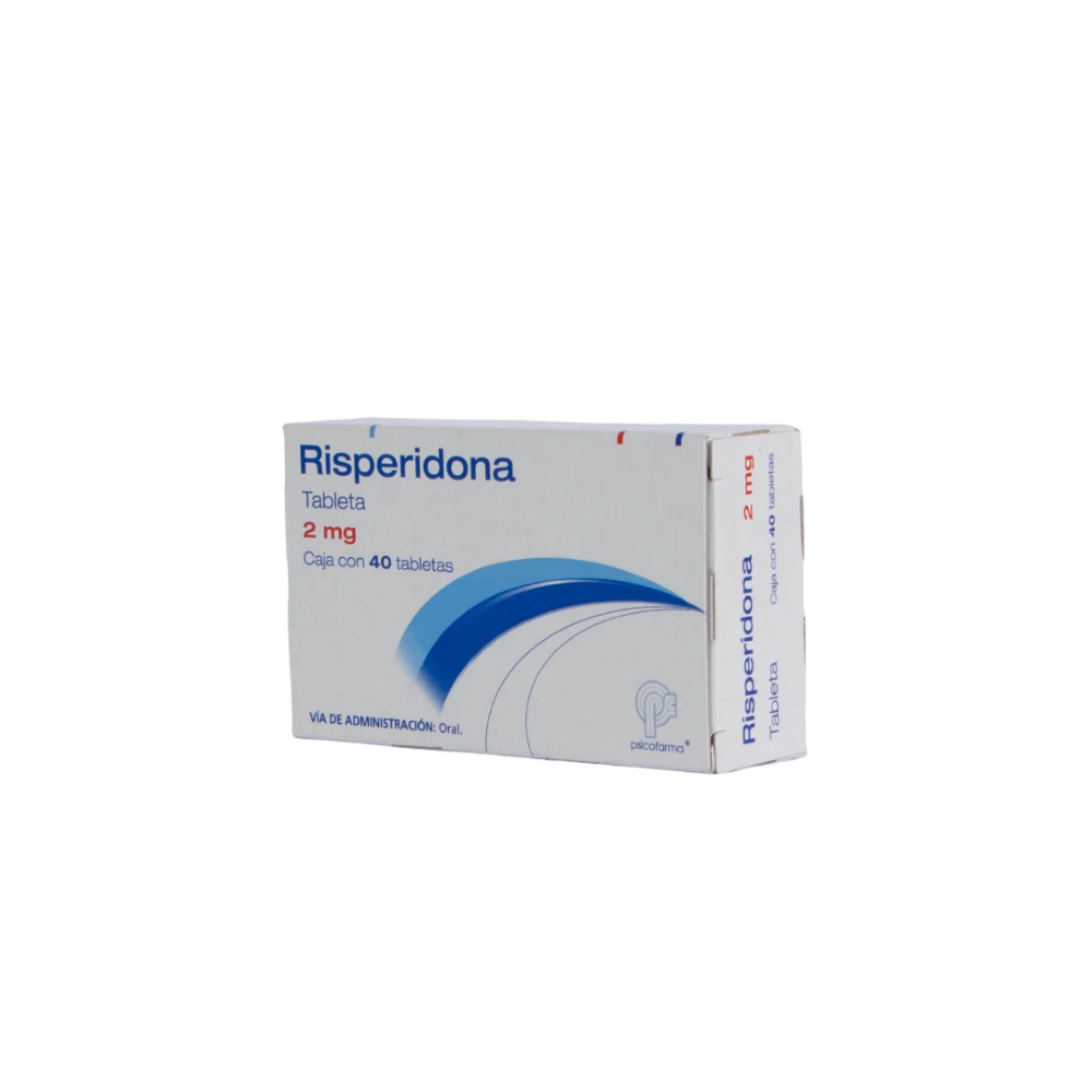 Risperidona 2 Mg 40 Tabletas Psicofarma