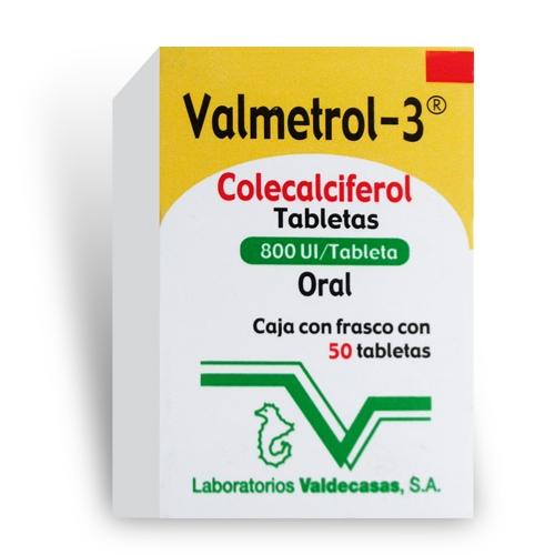 Valmetrol-3 800 Ui Tabletas Con 50