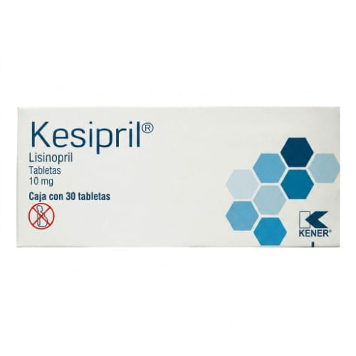 Kesipril (Lisinopril) 10 Mg Tabletas Con 30 Kener