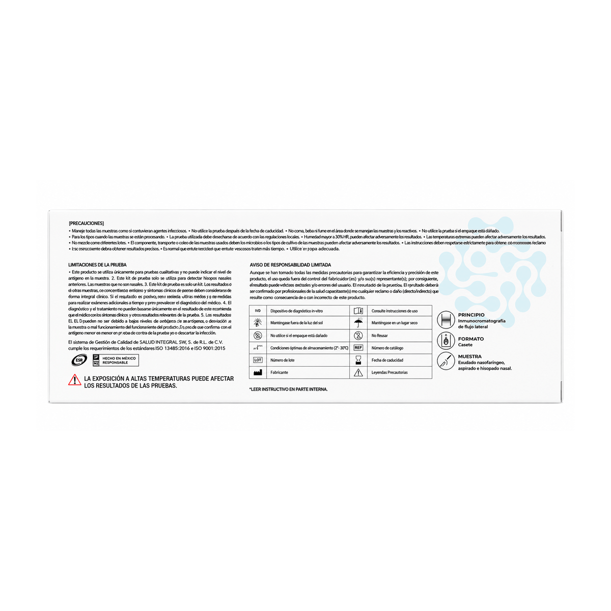 Prueba Rapida Covid + Influenza + A/B + Rsv Con 1