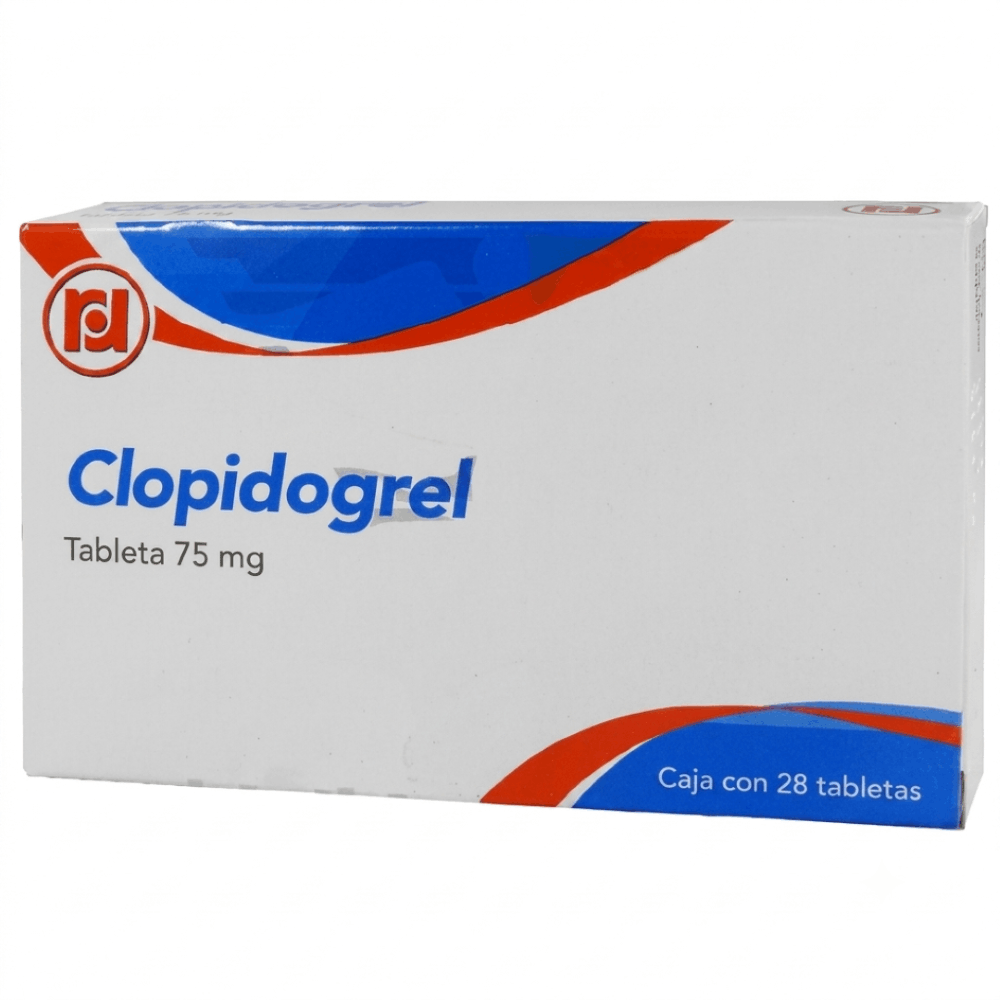 Clopidogrel 75 Mg Con 28 Tab