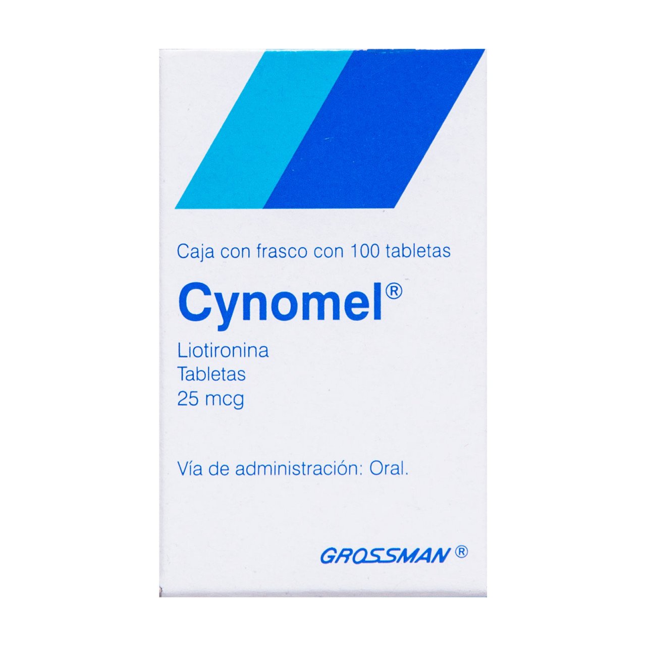 Cynomel 25 Mg Con 100 Tabletas