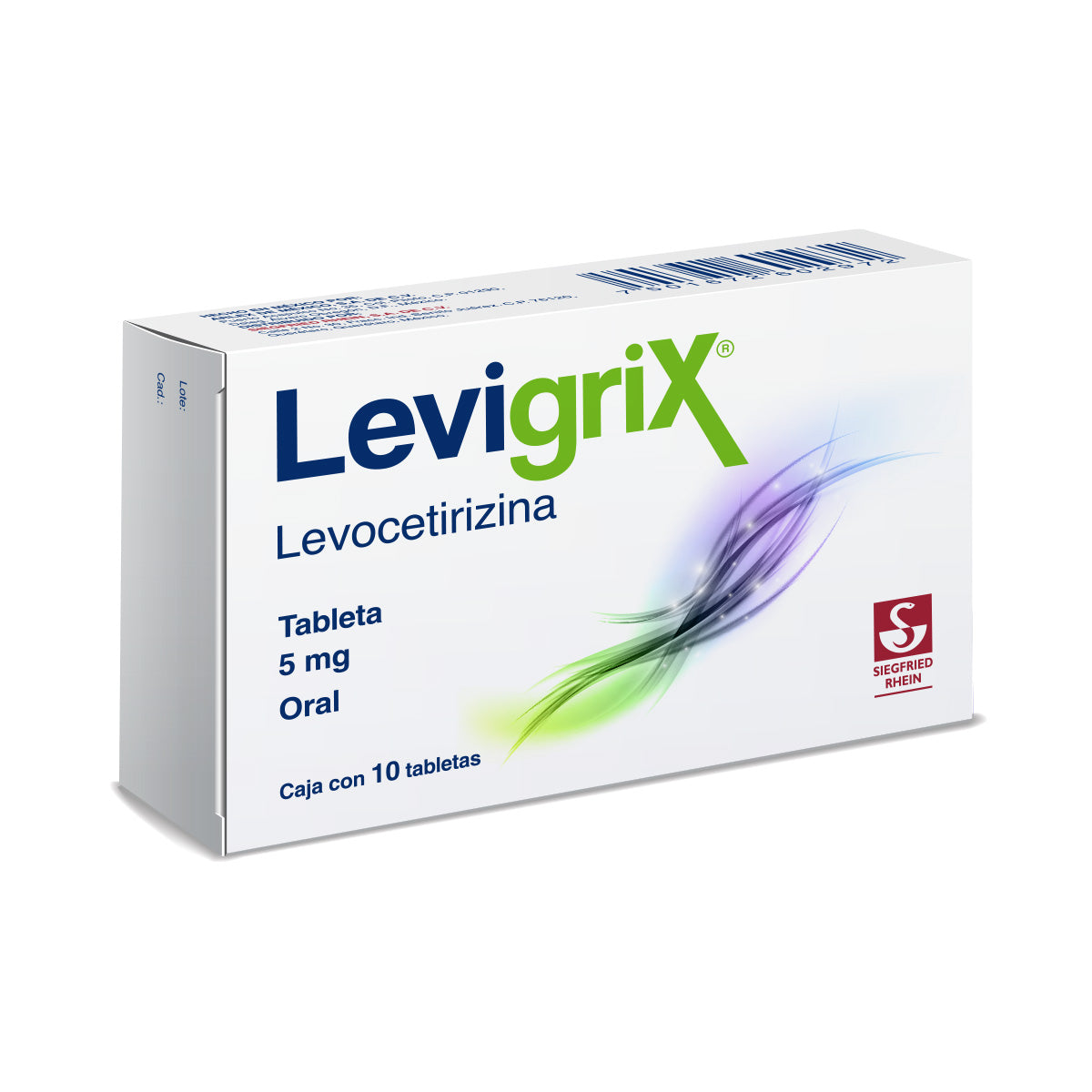 LEVIGRIX LEVOCETIRIZ 5 MG TABLETAS 10
