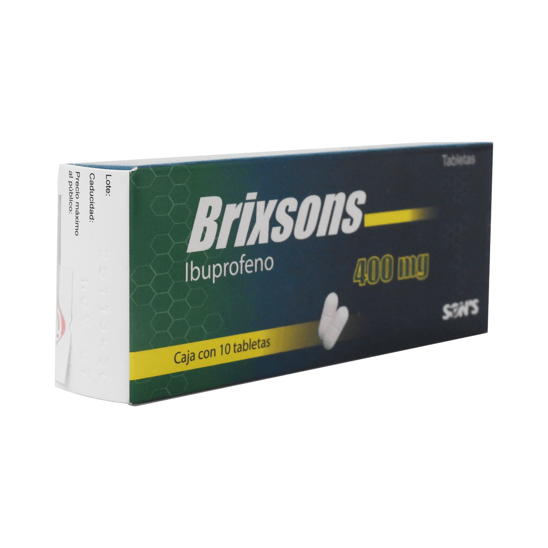 Brixsons (Ibuprofeno) 400 Mg Con 10 Tabletas