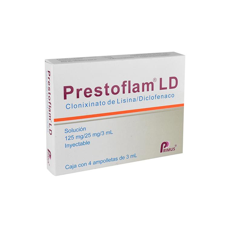 Prestoflam Ld 125/25 Mg Ampolletas C4/3 Ml