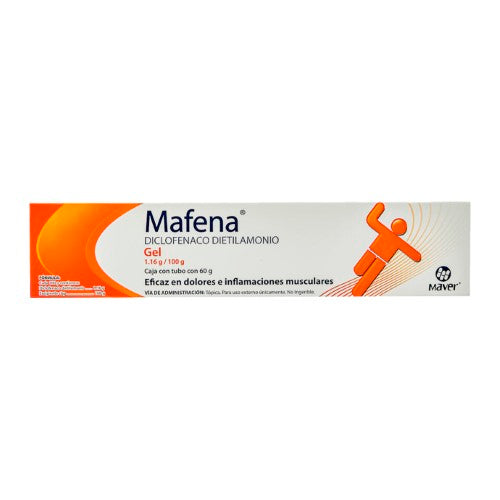 Mafena (Diclofenaco Dietilamonio) Gel Tubo 60 G