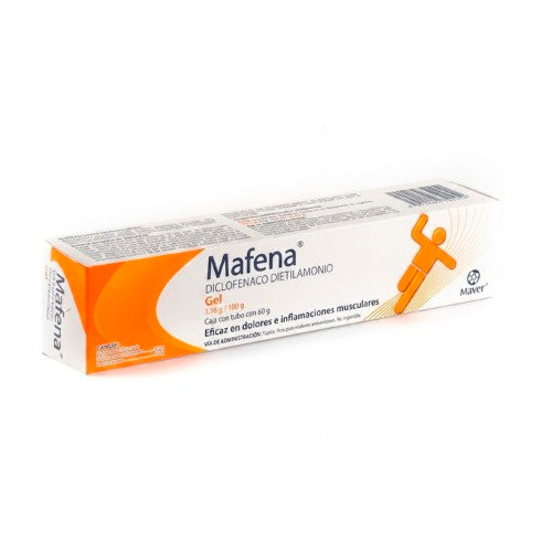 Mafena (Diclofenaco Dietilamonio) Gel Tubo 60 G