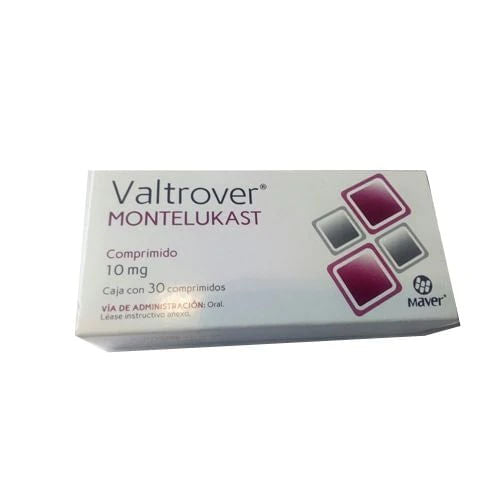 Valtrover (Montelukast) 10 Mg Con 30 Comprimidos