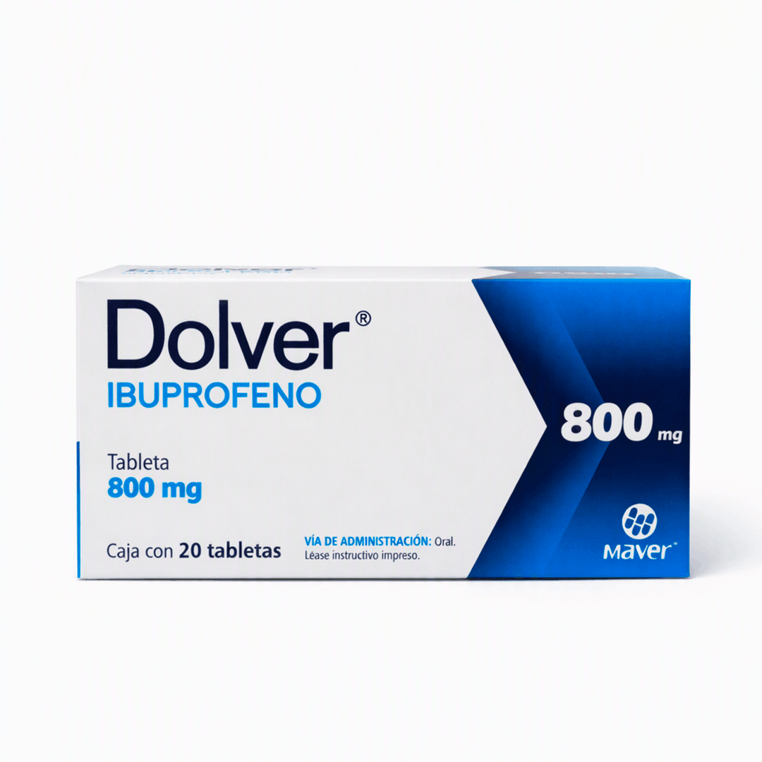 Dolver (Ibuprofeno) 800 Mg Tabletas Con 20