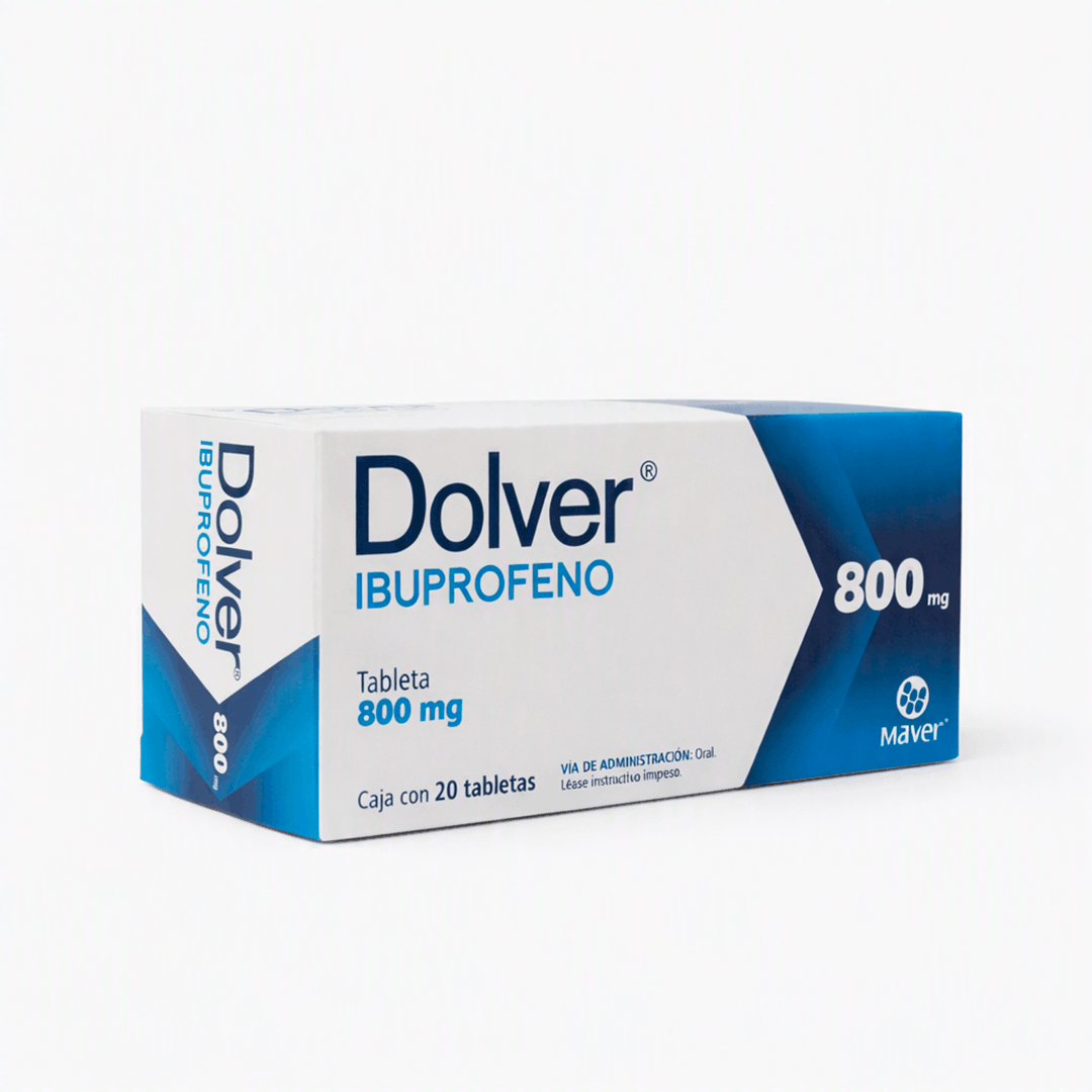 Dolver (Ibuprofeno) 800 Mg Tabletas Con 20