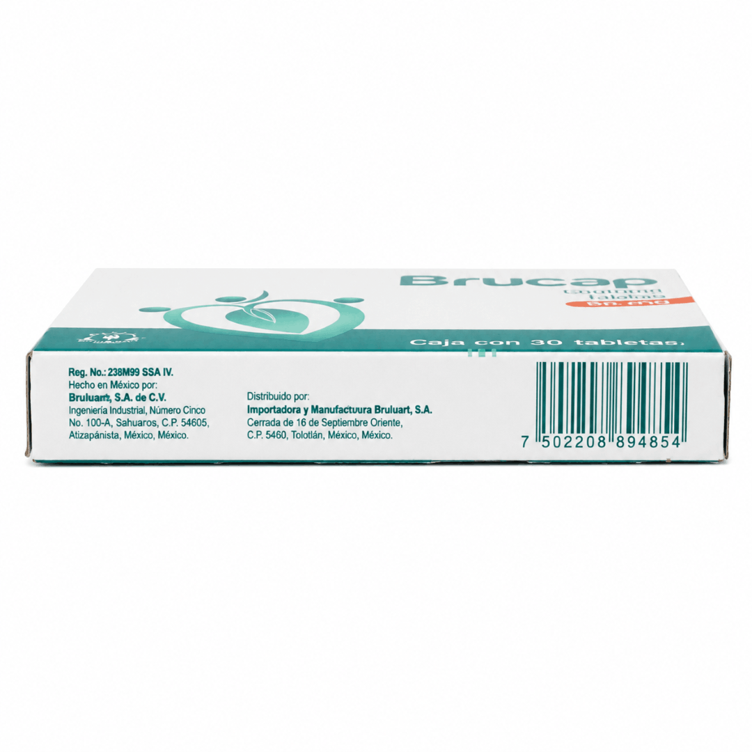 Brucaps(Captopril) 25 Mg Con 30 Tabletas