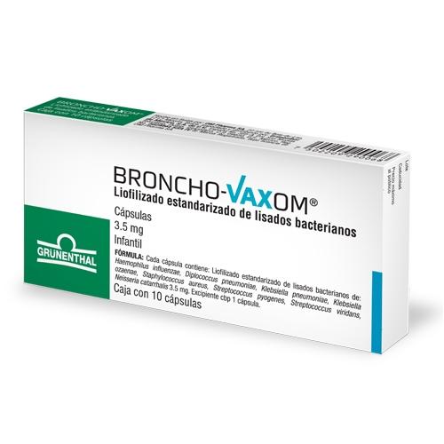 Broncho Vaxom Infantil 3.5 Mg Con 10 Capsulas