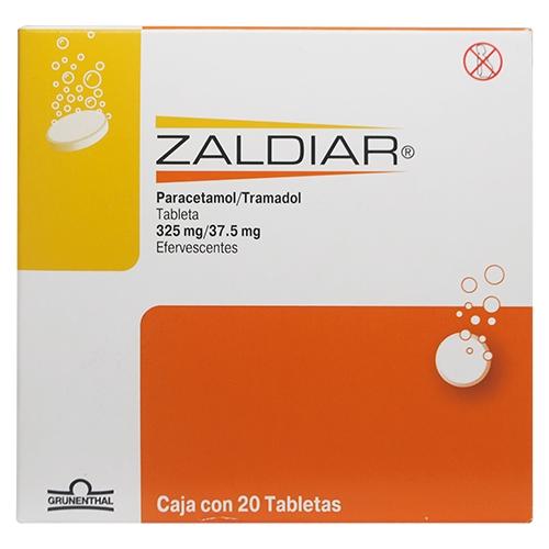 Zaldiar 325 /37.5 Mg Con 20 Tabletas  Efervecentes