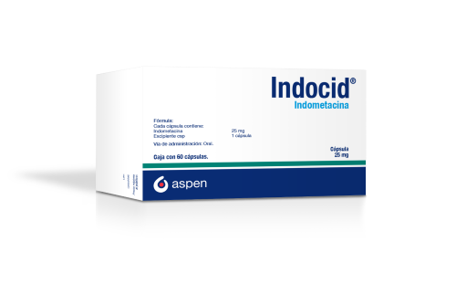 Indocid 25 Mg Con 60 Capsulas