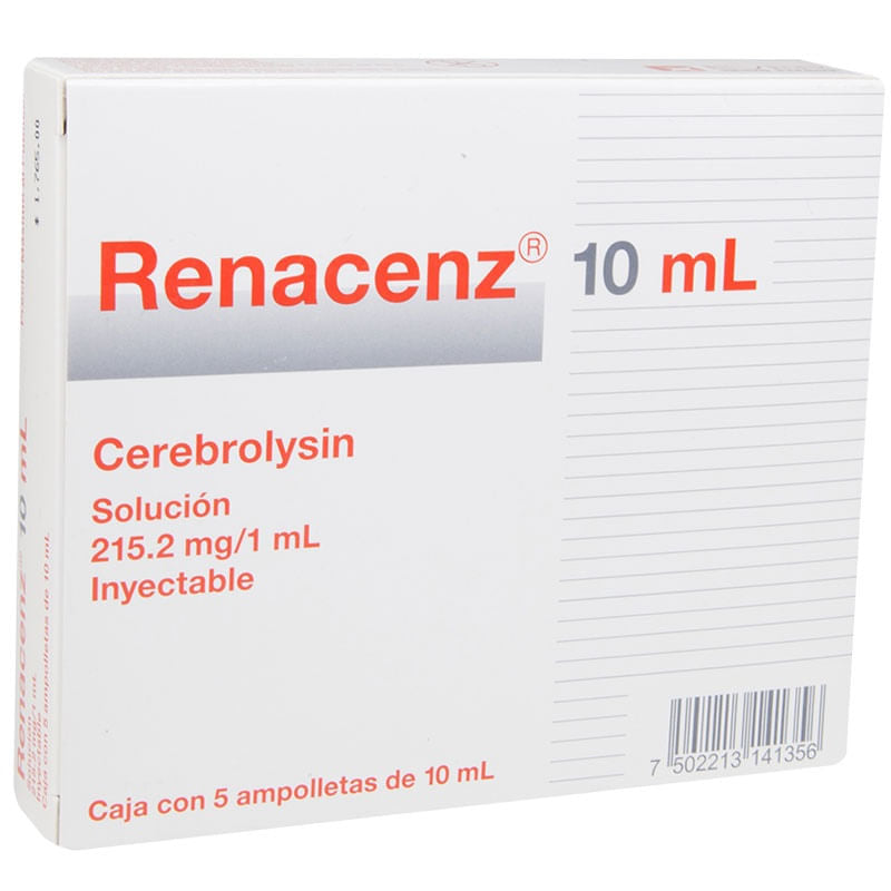 Renacenz 215.2 Mg Solucion Inyectable Con 5 Ampolletas De 10 Ml