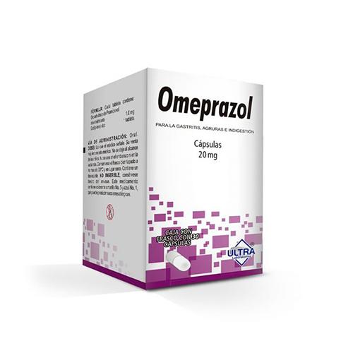 Omeprazol 20Mg Con 30 Capsulas