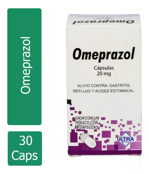 Omeprazol 20Mg Con 30 Capsulas