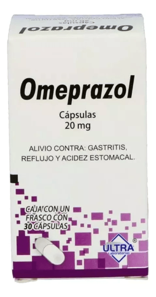 Omeprazol 20Mg Con 30 Capsulas