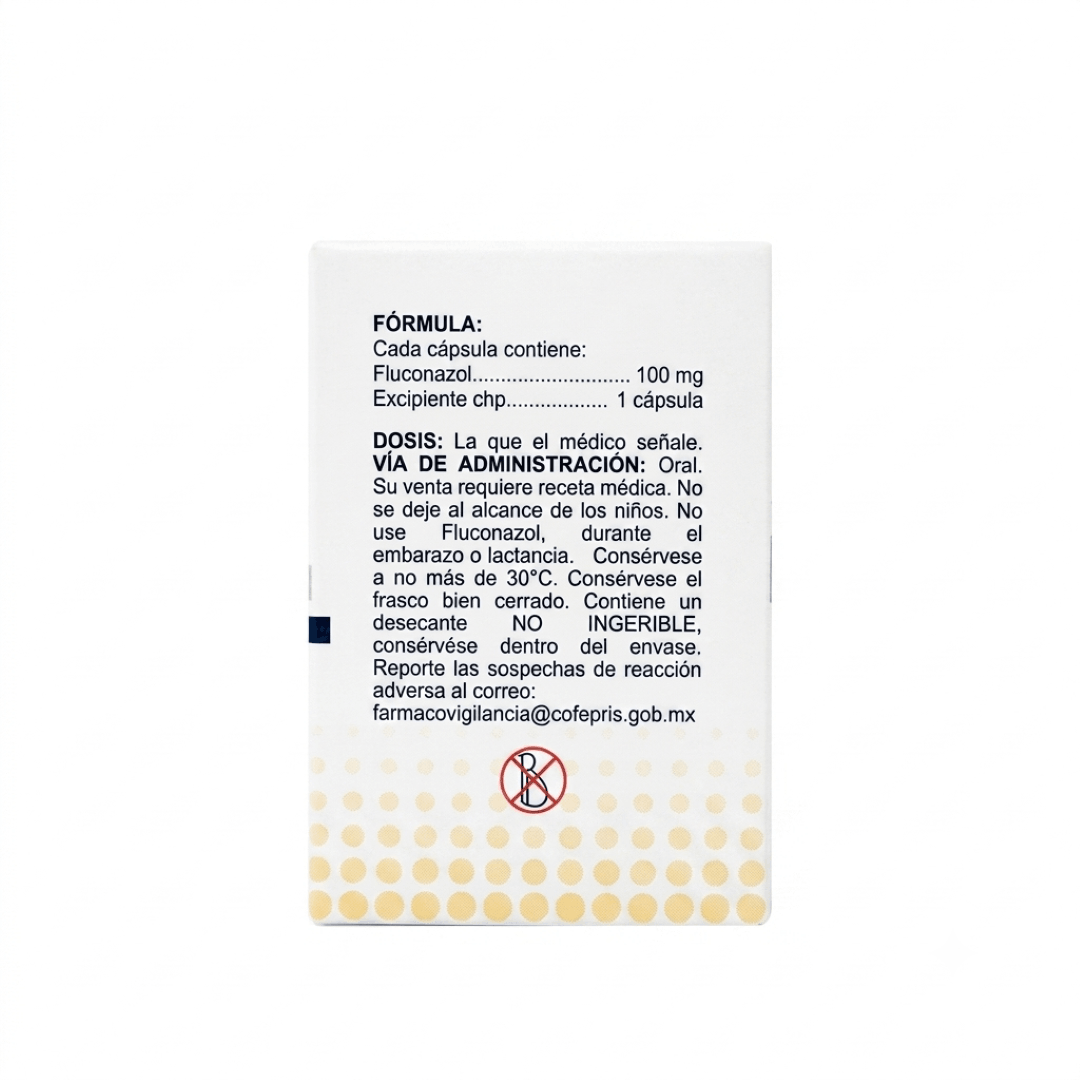 Fleridux (Fluconazol) 100 Mg Con 10 Capsulas
