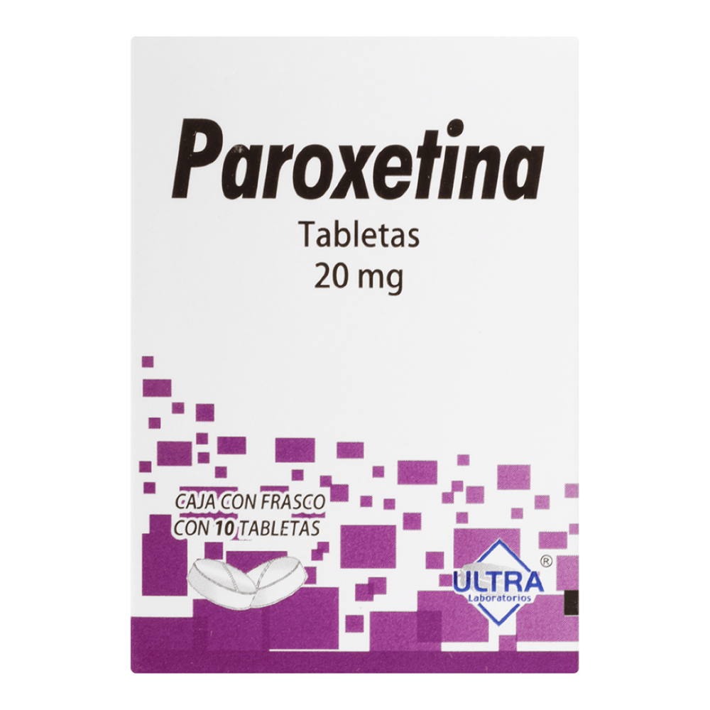 Paroxetina 20 Mg Con 10 Tabletas