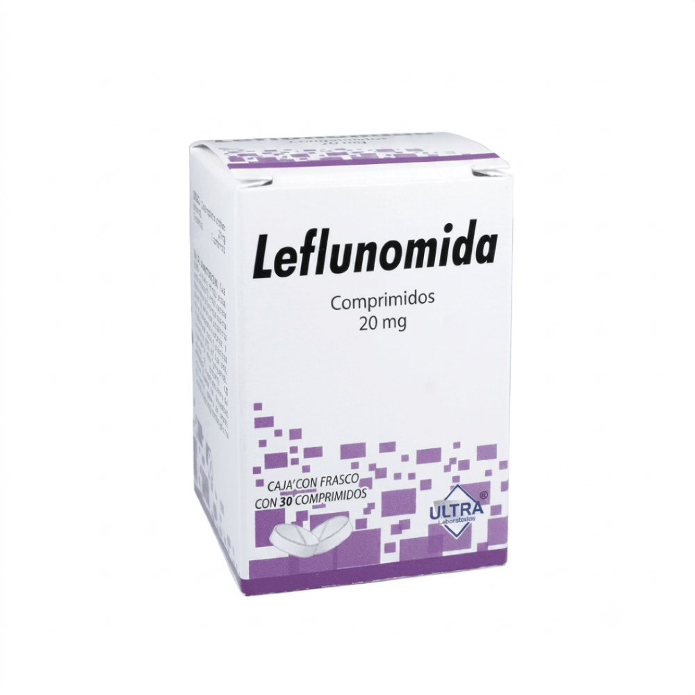 Leflunomida 20 Mg Frasco Con 30 Comprimidos Ultralab