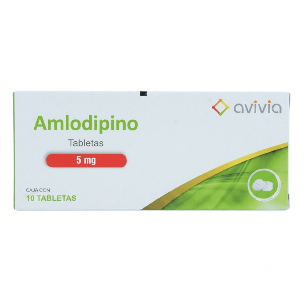 Amlodipino 5 Mg Con 10 Tabletas Avivia