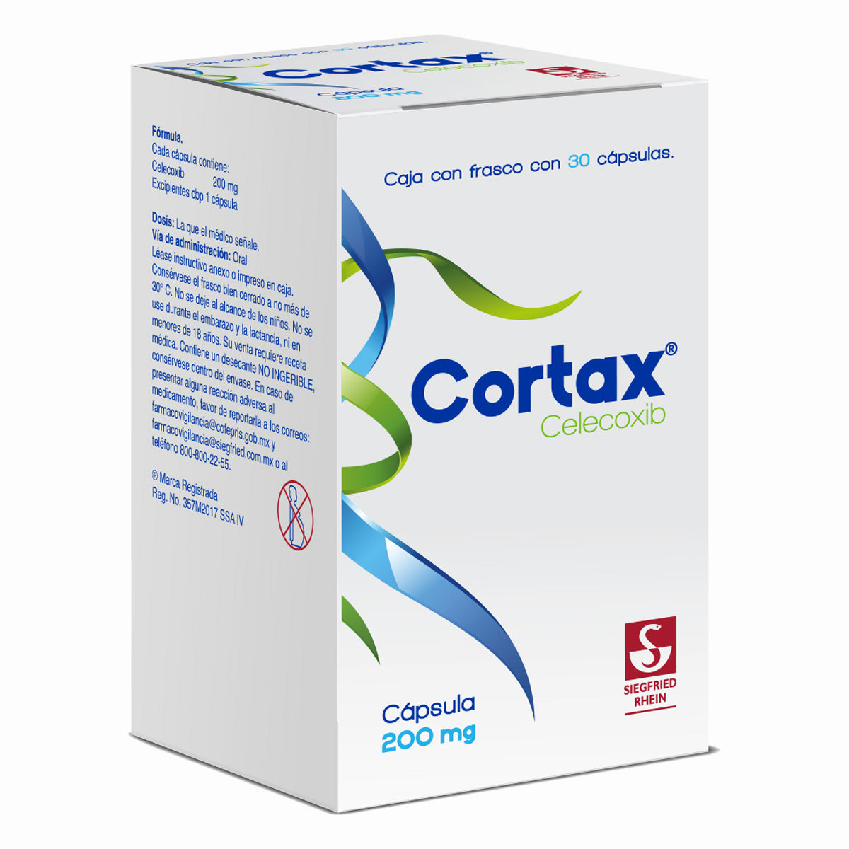 Cortax  200 Mg Con 30 Capsulas